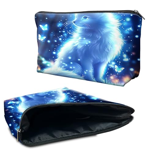 RWUTYTIUL Kosmetiktasche für Geldbörse, Make-up-Taschen für Damen, wasserdicht, geräumig, Kulturbeutel, Reisezubehör, Tasche für wichtige Utensilien, Reißverschluss-Tasche, Bleistift-Organizer-Tasche RWUTYTIUL Kosmetiktasche für Geldbörse, Make-up-Taschen für Damen, wasserdicht, geräumig, Kulturbeutel, Reisezubehör, Tasche für wichtige Utensilien, Reißverschluss-Tasche, Bleistift-Organizer-Tasche von RWUTYTIUL