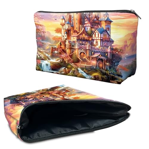 RWUTYTIUL Kosmetiktasche für Geldbörse, Make-up-Taschen für Damen, wasserdicht, geräumig, Kulturbeutel, Reisezubehör, Tasche für wichtige Utensilien, Reißverschluss-Tasche, Bleistift-Organizer-Tasche RWUTYTIUL Kosmetiktasche für Geldbörse, Make-up-Taschen für Damen, wasserdicht, geräumig, Kulturbeutel, Reisezubehör, Tasche für wichtige Utensilien, Reißverschluss-Tasche, Bleistift-Organizer-Tasche von RWUTYTIUL