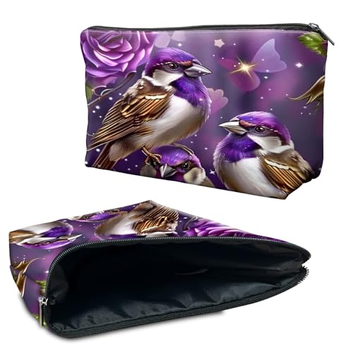 RWUTYTIUL Kosmetiktasche für Geldbörse, Make-up-Taschen für Damen, wasserdicht, geräumig, Kulturbeutel, Reisezubehör, Tasche für wichtige Utensilien, Reißverschluss-Tasche, Bleistift-Organizer-Tasche RWUTYTIUL Kosmetiktasche für Geldbörse, Make-up-Taschen für Damen, wasserdicht, geräumig, Kulturbeutel, Reisezubehör, Tasche für wichtige Utensilien, Reißverschluss-Tasche, Bleistift-Organizer-Tasche von RWUTYTIUL