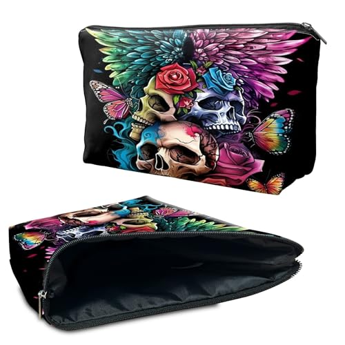 RWUTYTIUL Kosmetiktasche für Geldbörse, Make-up-Taschen für Damen, wasserdicht, geräumig, Kulturbeutel, Reisezubehör, Tasche für wichtige Utensilien, Reißverschluss-Tasche, Bleistift-Organizer-Tasche RWUTYTIUL Kosmetiktasche für Geldbörse, Make-up-Taschen für Damen, wasserdicht, geräumig, Kulturbeutel, Reisezubehör, Tasche für wichtige Utensilien, Reißverschluss-Tasche, Bleistift-Organizer-Tasche von RWUTYTIUL