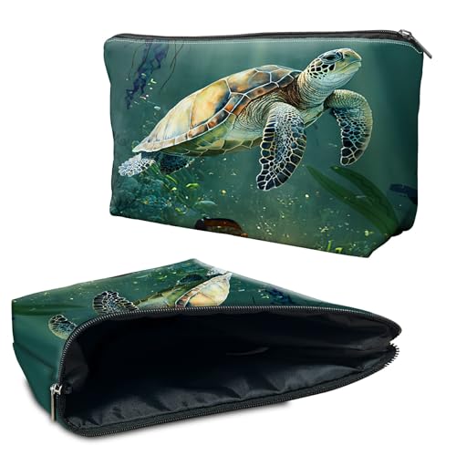 RWUTYTIUL Kosmetiktasche für Geldbörse, Make-up-Taschen für Damen, wasserdicht, geräumig, Kulturbeutel, Reisezubehör, kleine Tasche für wichtige Utensilien, Reißverschluss-Tasche RWUTYTIUL Kosmetiktasche für Geldbörse, Make-up-Taschen für Damen, wasserdicht, geräumig, Kulturbeutel, Reisezubehör, kleine Tasche für wichtige Utensilien, Reißverschluss-Tasche von RWUTYTIUL