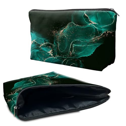 RWUTYTIUL Kosmetiktasche für Geldbörse, Make-up-Taschen für Damen, wasserdicht, geräumig, Kulturbeutel, Reisezubehör, kleine Tasche für wichtige Utensilien, Reißverschluss-Tasche RWUTYTIUL Kosmetiktasche für Geldbörse, Make-up-Taschen für Damen, wasserdicht, geräumig, Kulturbeutel, Reisezubehör, kleine Tasche für wichtige Utensilien, Reißverschluss-Tasche von RWUTYTIUL