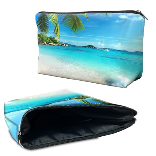 RWUTYTIUL Kosmetiktasche für Geldbörse, Make-up-Taschen für Damen, wasserdicht, geräumig, Kulturbeutel, Reisezubehör, kleine Tasche für wichtige Utensilien, Reißverschlusstasche RWUTYTIUL Kosmetiktasche für Geldbörse, Make-up-Taschen für Damen, wasserdicht, geräumig, Kulturbeutel, Reisezubehör, kleine Tasche für wichtige Utensilien, Reißverschlusstasche von RWUTYTIUL