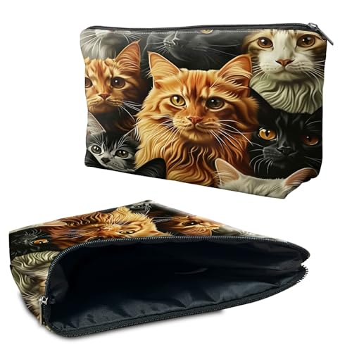 RWUTYTIUL Kosmetiktasche für Geldbörse, Make-up-Taschen für Damen, wasserdicht, geräumig, Kulturbeutel, Reisezubehör, kleine Tasche für wichtige Utensilien, Reißverschlusstasche RWUTYTIUL Kosmetiktasche für Geldbörse, Make-up-Taschen für Damen, wasserdicht, geräumig, Kulturbeutel, Reisezubehör, kleine Tasche für wichtige Utensilien, Reißverschlusstasche von RWUTYTIUL