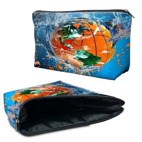 RWUTYTIUL Kosmetiktasche für Geldbörse, Make-up-Taschen für Damen, wasserdicht, geräumig, Kulturbeutel, Reisezubehör, kleine Tasche für wichtige Utensilien, Reißverschlusstasche RWUTYTIUL Kosmetiktasche für Geldbörse, Make-up-Taschen für Damen, wasserdicht, geräumig, Kulturbeutel, Reisezubehör, kleine Tasche für wichtige Utensilien, Reißverschlusstasche von RWUTYTIUL