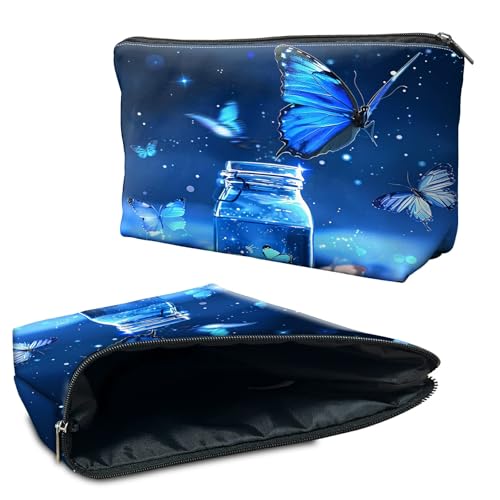 RWUTYTIUL Kosmetiktasche für Geldbörse, Make-up-Taschen für Damen, wasserdicht, geräumig, Kulturbeutel, Reisezubehör, kleine Tasche für wichtige Utensilien, Reißverschlusstasche RWUTYTIUL Kosmetiktasche für Geldbörse, Make-up-Taschen für Damen, wasserdicht, geräumig, Kulturbeutel, Reisezubehör, kleine Tasche für wichtige Utensilien, Reißverschlusstasche von RWUTYTIUL