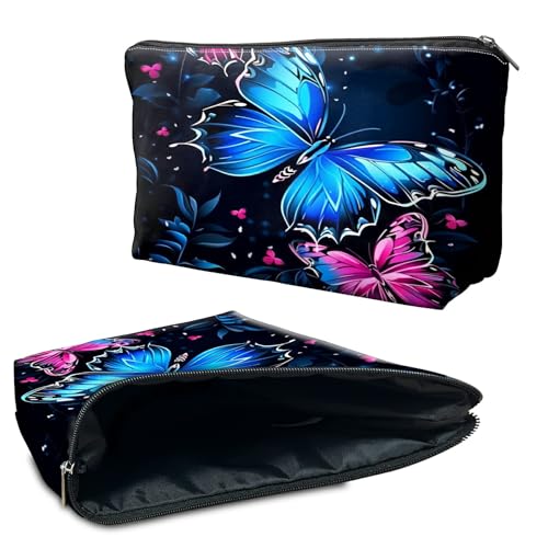 RWUTYTIUL Kosmetiktasche für Geldbörse, Make-up-Taschen für Damen, wasserdicht, geräumig, Kulturbeutel, Reisezubehör, kleine Tasche für wichtige Utensilien, Reißverschlusstasche RWUTYTIUL Kosmetiktasche für Geldbörse, Make-up-Taschen für Damen, wasserdicht, geräumig, Kulturbeutel, Reisezubehör, kleine Tasche für wichtige Utensilien, Reißverschlusstasche von RWUTYTIUL