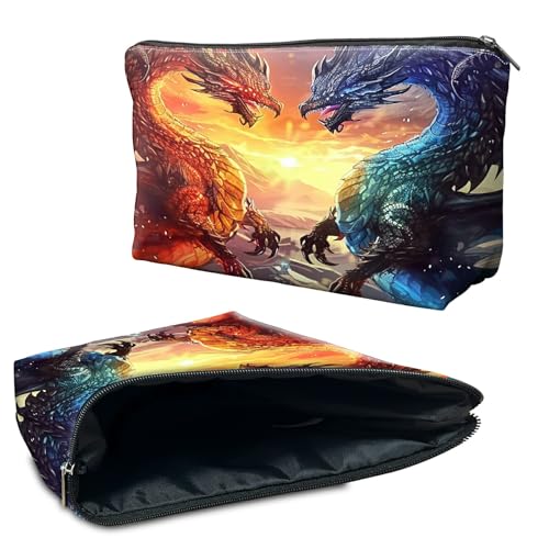 RWUTYTIUL Kosmetiktasche für Geldbörse, Make-up-Taschen für Damen, wasserdicht, geräumig, Kulturbeutel, Reisezubehör, kleine Tasche für wichtige Utensilien, Reißverschlusstasche RWUTYTIUL Kosmetiktasche für Geldbörse, Make-up-Taschen für Damen, wasserdicht, geräumig, Kulturbeutel, Reisezubehör, kleine Tasche für wichtige Utensilien, Reißverschlusstasche von RWUTYTIUL