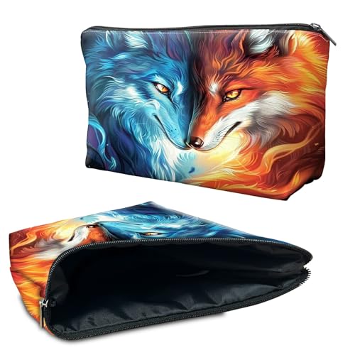 RWUTYTIUL Kosmetiktasche für Geldbörse, Make-up-Taschen für Damen, wasserdicht, geräumig, Kulturbeutel, Reisezubehör, kleine Tasche für wichtige Utensilien, Reißverschlusstasche RWUTYTIUL Kosmetiktasche für Geldbörse, Make-up-Taschen für Damen, wasserdicht, geräumig, Kulturbeutel, Reisezubehör, kleine Tasche für wichtige Utensilien, Reißverschlusstasche von RWUTYTIUL