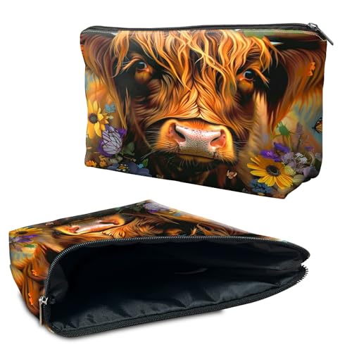 RWUTYTIUL Kosmetiktasche für Geldbörse, Make-up-Taschen für Damen, wasserdicht, geräumig, Kulturbeutel, Reisezubehör, kleine Tasche für wichtige Utensilien, Reißverschlusstasche RWUTYTIUL Kosmetiktasche für Geldbörse, Make-up-Taschen für Damen, wasserdicht, geräumig, Kulturbeutel, Reisezubehör, kleine Tasche für wichtige Utensilien, Reißverschlusstasche von RWUTYTIUL