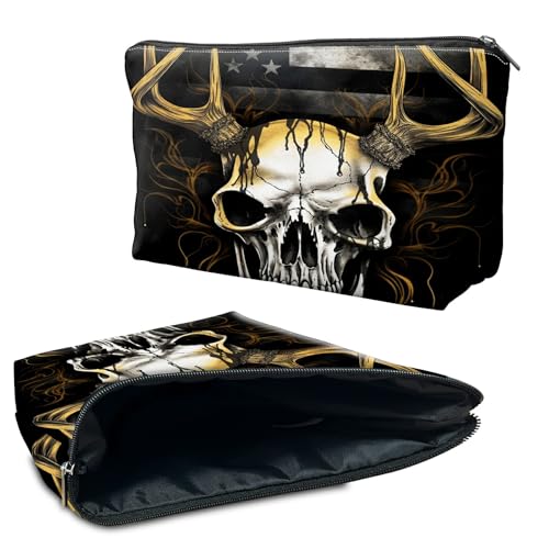 RWUTYTIUL Kosmetiktasche für Geldbörse, Make-up-Taschen für Damen, wasserdicht, geräumig, Kulturbeutel, Reisezubehör, kleine Tasche für wichtige Utensilien, Reißverschlusstasche RWUTYTIUL Kosmetiktasche für Geldbörse, Make-up-Taschen für Damen, wasserdicht, geräumig, Kulturbeutel, Reisezubehör, kleine Tasche für wichtige Utensilien, Reißverschlusstasche von RWUTYTIUL