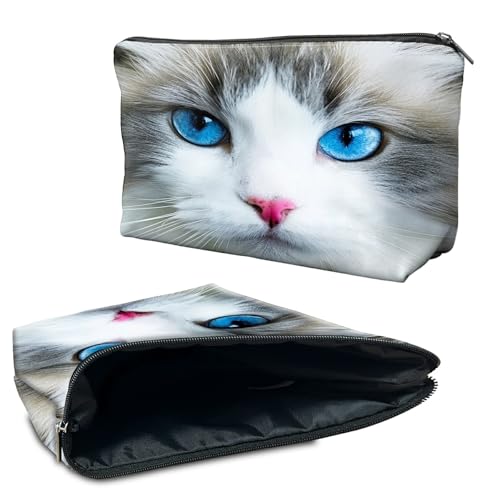 RWUTYTIUL Kosmetiktasche für Geldbörse, Make-up-Taschen für Damen, wasserdicht, geräumig, Kulturbeutel, Reisezubehör, kleine Tasche für wichtige Utensilien, Reißverschlusstasche RWUTYTIUL Kosmetiktasche für Geldbörse, Make-up-Taschen für Damen, wasserdicht, geräumig, Kulturbeutel, Reisezubehör, kleine Tasche für wichtige Utensilien, Reißverschlusstasche von RWUTYTIUL