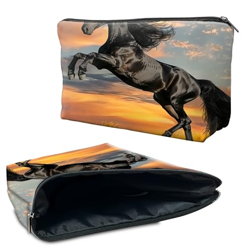 RWUTYTIUL Kosmetiktasche für Geldbörse, Make-up-Taschen für Damen, wasserdicht, geräumig, Kulturbeutel, Reisezubehör, kleine Tasche für wichtige Utensilien, Reißverschlusstasche von RWUTYTIUL