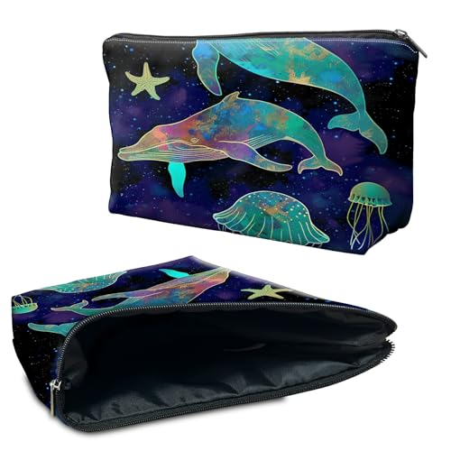 RWUTYTIUL Kosmetiktasche für Geldbörse, Make-up-Taschen für Damen, wasserdicht, geräumig, Kulturbeutel, Reisezubehör, kleine Tasche für wichtige Utensilien, Reißverschlusstasche RWUTYTIUL Kosmetiktasche für Geldbörse, Make-up-Taschen für Damen, wasserdicht, geräumig, Kulturbeutel, Reisezubehör, kleine Tasche für wichtige Utensilien, Reißverschlusstasche von RWUTYTIUL