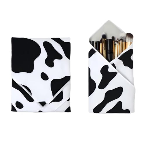 RXBSLZN Große Kapazität Reise Make-up Tasche Kosmetiktasche für Damen (Schwarz & Weiß), schwarz/weiß, Modern von RXBSLZN