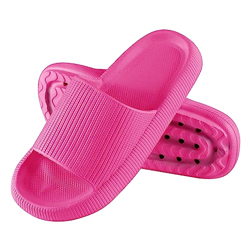 RXLLDOLY Cozislides Original Damen Herren Super Weich Badeschuhe Sandalen Rutschfeste Schlappen Wolkenschuhe Badelatschen Badeschlappen Pantoletten Hausschuhe von RXLLDOLY