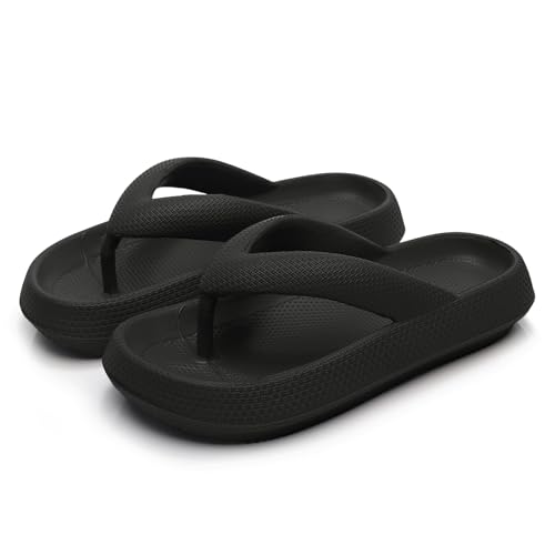 RXLLDOLY Flip Flops Badelatschen Damen Badeschlappen Zehentrenner, Badeschuhe Damen Hausschuhe Damen Herren, Schlappen Wolken Sandalen Badeschlappen Strandschuhe von RXLLDOLY