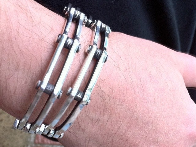 Handschellen Armband Unisex Aus Massiv Sterling Silber B052 von RXVrings