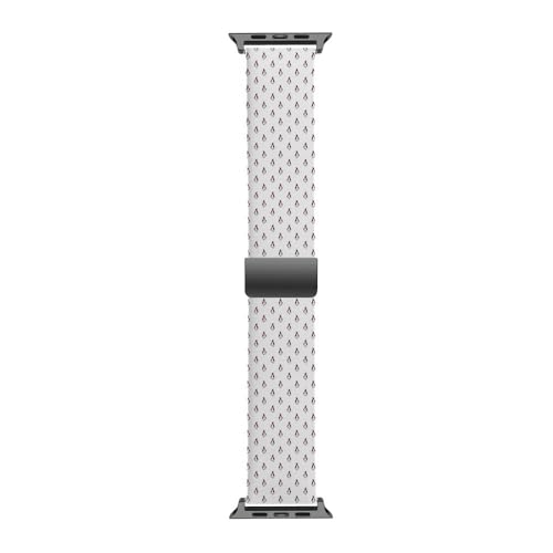 Solo Loop-Armband, kompatibel mit allen Serien der Apple Watch 42/44/45/49 mm (Penguin Christmas 2), dehnbares Silikonband, Zubehör, Silikon, Kein Edelstein von RYANUKA