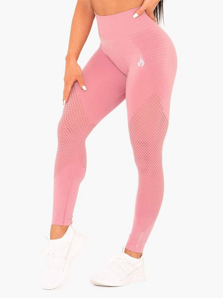 RYDERWEAR Leggings GEO SEAMLESS HIGH WAISTED Pink von RYDERWEAR
