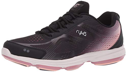 Ryka Damen Devotion Plus 2 Walking-Schuh, schwarz/rosa, 37 EU von Ryka