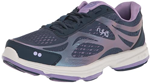 Ryka Damen Devotion Plus 2 Sneaker, Marineblau/Lavendel, 39 EU von Ryka