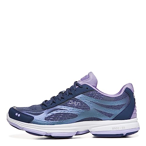 Ryka Damen Devotion Plus 2 Sneaker, Marineblau/Lavendel, 41.5 EU von Ryka