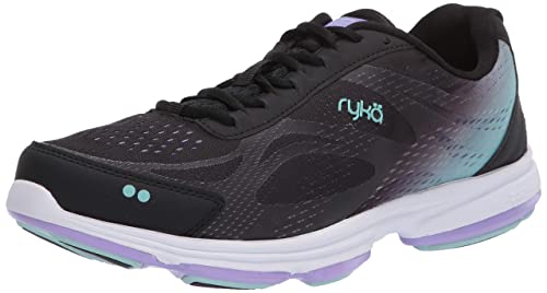 Ryka Damen Devotion Plus 2 Walking-Schuh, schwarz/rosa, 41 EU von Ryka