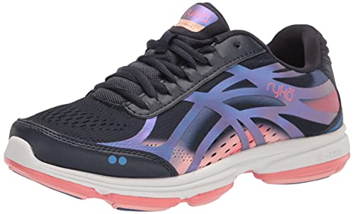 Ryka Damen Devotion Plus 3 Walking-Schuh, Marineblau/Pink, 41 EU Weit von Ryka