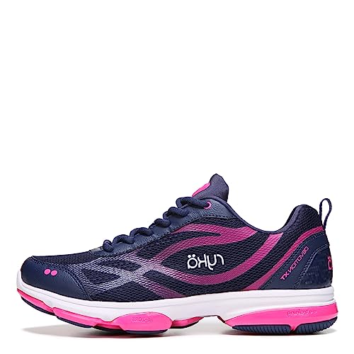 Ryka Damen Devotion XT Crosstrainer, Medieval Blue Athena Pink White, 36.5 EU von Ryka