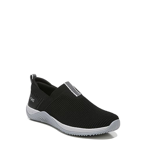 Ryka Damen Echo Knit Sneaker, schwarz/grau, 36.5 EU von Ryka