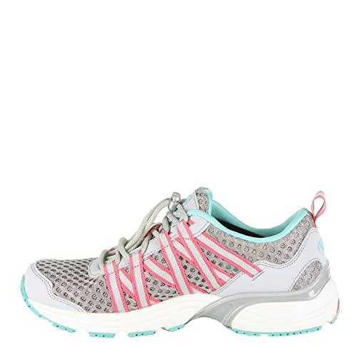 RYKA Damen Hydro Sport Wasserschuh Cross-Training Schuh, Beige (Silver Cloud/Cool Mist Grey/Winter Blue/Pink), 39.5 EU von RYKA