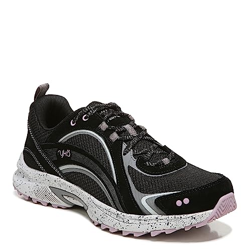 Ryka Damen Sky Walk Trail Sneaker, Schwarz/Mauve, 41.5 EU von Ryka