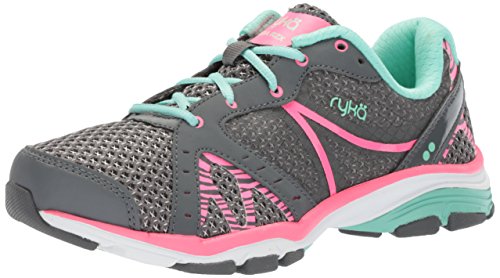 RYKA Damen VIDA RZX Crosstrainer, Iron Grey/Hyper Pink/Yucca Mint, 35.5 EU von RYKA