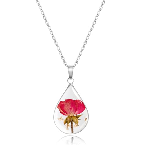 RYKKZ Birth Flower Necklace (Juni Geburtsblume Silber) von RYKKZ