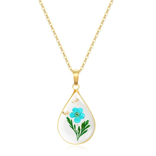 RYKKZ Birth Flower Necklace (März Geburtsblume Gold) von RYKKZ