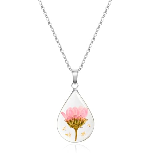 RYKKZ Birth Flower Necklace (September Geburtsblume Silber) von RYKKZ