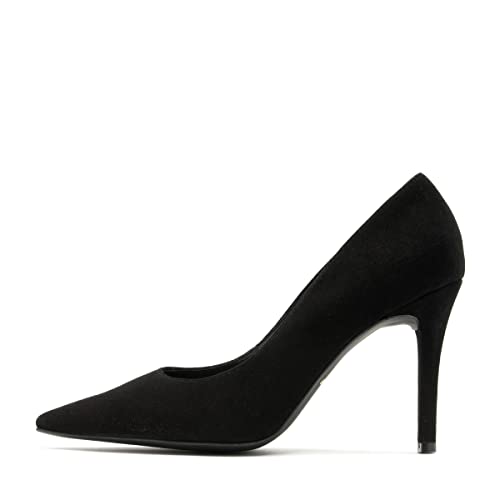 RYŁKO - Damen Pumps I Stiletto I Wildleder I Lederfutter I Sorgfältig Gemacht I Elegant und Bequem I Langlebig I Kratzfest I 9UND9 - Schwarz (Veloursleder), Größe 38 von RYŁKO