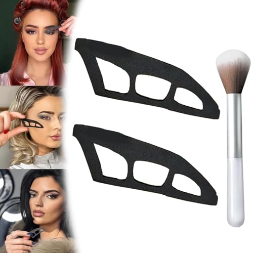 Eyetour Lidschatten-Tool, Lidschatten-Assistent, Augen-Make-up-Hilfstool, Lidschatten-Schablonen für die Augen, Eyetour Your Glam Bestie, Eyeliner-Vorlage für Frauen, Schnell-Make-up-Schablonen Eyetour Lidschatten-Tool, Lidschatten-Assistent, Augen-Make-up-Hilfstool, Lidschatten-Schablonen für die Augen, Eyetour Your Glam Bestie, Eyeliner-Vorlage für Frauen, Schnell-Make-up-Schablonen von RYMAUP