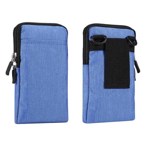 Telefon Umhängetaschen Herren, Handy Gürteltaschen mit Gürtelschlaufe Klein, 6.9" Vertikal Schultertasche Handytasche Hüfttaschen Beutel Bügel Brieftasche Crossbody Holster Gürtelclip Handyhülle von RYSTJPHK
