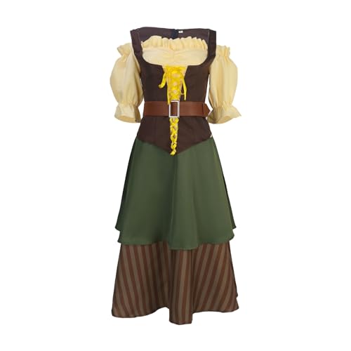 Dirndl Damen Schürze Oktoberfest Outfit Übergröße Trachten Dunkelgrün Grün 48 Tracht Dirndls Trachtenmode Mädchen Midi Schwarz Große Größen 152 Beige Dirndlschürzen Dirndlkleid Set Khaki Rot Grünes von RYTEJFES