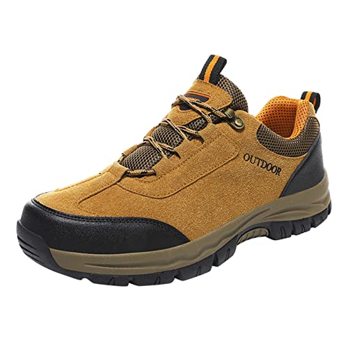 Herren Schuhe Wasserdicht, Cozy Bequeme wasserdichte Ultralight Schuhe Trekkingschuhe Wandern Abriebfest Sport Walking Wanderschuhe Sportschuhe Bergsteigen Sportlich Leichte Wandern Shoes Sneakers von RYTEJFES