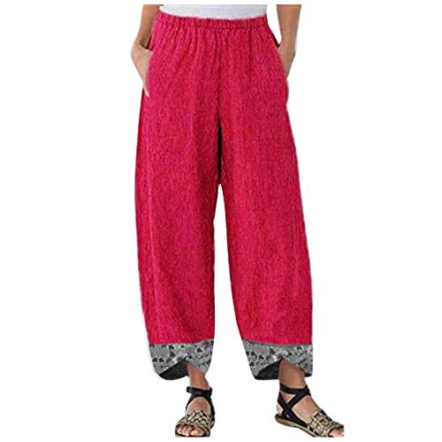 Jogginghose Damen Große Größen 54 52 58 50 48/50 Xxxl 56 6Xl Warm Pumphose Leinenhose Haremshose Stoffhose Sommerhose Freizeithose Pumphose Weiße Sommer Lang Leicht Elegant Stretch Luftig Schlupfhose von RYTEJFES