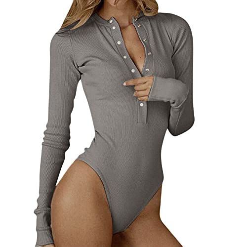 RYTEJFES Bauchweg Body Damen Langarm Shape Bodysuit Women Body Damen Elegant Kurzarm Langarmbody Damen Blau Spitzenbody Schwarz Damen Ouvert Silberner Body Damen Kurzarm Body Suit Women Sexy Tiktok von RYTEJFES