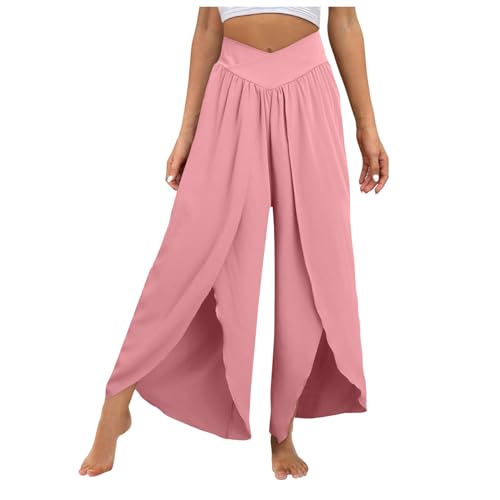 RYTEJFES Damen Jogginghose Sporthose Lang Freizeithose Sommerhose Marlenehose Laufhose Outdoorhose Leichte Hosen Stoffhose Fahrradhose Arbeitshose von RYTEJFES