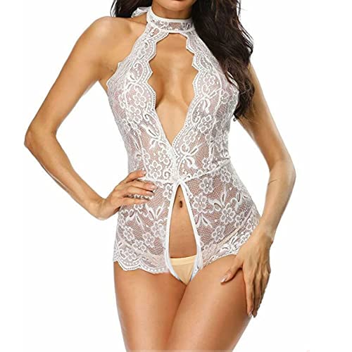 RYTEJFES Dessous Sexy Set Ouvert Body Offener Schritt Push Up Strapse Leder Ouvert Rot Große Größen Weiss XXL Overknees Schwarz Body Netz Dessous Frauen Dessous Für Sex Dessous Damen Sexy # von RYTEJFES