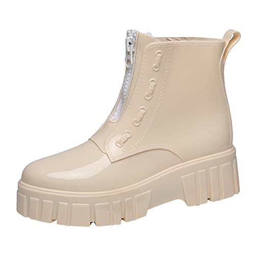 RYTEJFES Gummistiefel Damen Boots Gefütterte Schuhe Stiefeletten Wasserdicht Gummischuhe Braune Stiefel Reitstiefeletten 39 43 Regenschuhe 36 Braun Halbstiefel 25 Rain RYTEJFES Gummistiefel Damen Boots Gefütterte Schuhe Stiefeletten Wasserdicht Gummischuhe Braune Stiefel Reitstiefeletten 39 43 Regenschuhe 36 Braun Halbstiefel 25 Rain von RYTEJFES