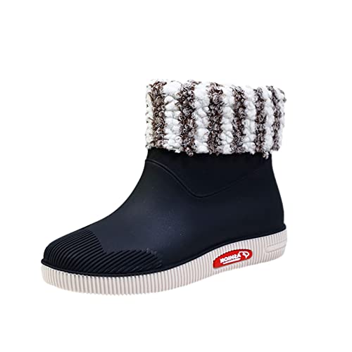 RYTEJFES Gummistiefel Damen Kurz Regenschuhe Stiefel Halbstiefel Barfuß Regenstiefel Stiefeletten Schwarz Gefüttert Und Wasserdicht Halbhohe 26 Reitstiefel 41 Bunt 21 RYTEJFES Gummistiefel Damen Kurz Regenschuhe Stiefel Halbstiefel Barfuß Regenstiefel Stiefeletten Schwarz Gefüttert Und Wasserdicht Halbhohe 26 Reitstiefel 41 Bunt 21 von RYTEJFES