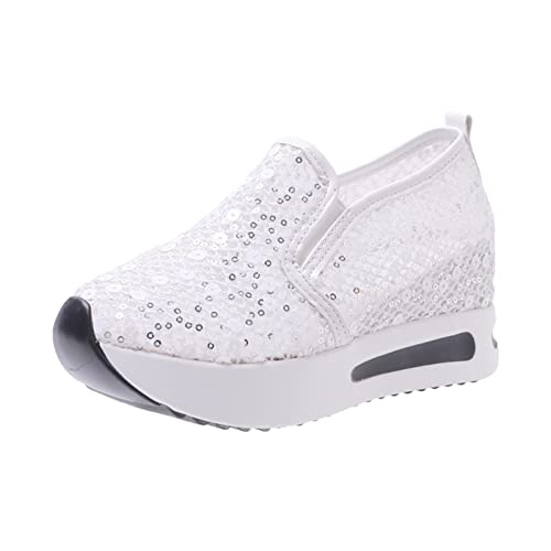 RYTEJFES Leinenschuhe Damen Weiß: Grüne Grüne Schuhe Grüne Schuhe Damen Grüne Sneaker Damen Grüne Turnschuhe Damen Grüner Halbschuhe Damen Hallensportschuhe Damen Hellblaue Sneakers von RYTEJFES