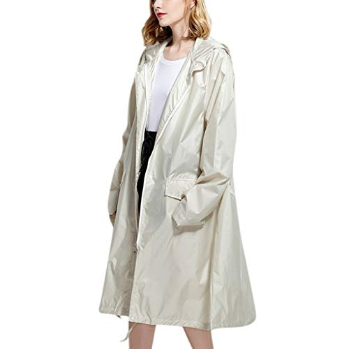 RYTEJFES Regen Poncho Damen Herren: Regenjacke Damen Wasserdicht Atmungsaktiv Größe 52 Fahrrad Lang Sommer XXL Regenmantel Übergangsjacke Softshelljacke Windjacke Windbreaker Regenponcho Regenjacke # von RYTEJFES